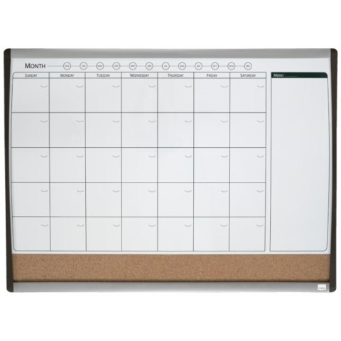 Magnetyczny planer miesięczny Nobo, 585 x 430 mm, 1903813 Magnetyczny planer miesięczny Nobo, 585 x 430 mm, 1903813