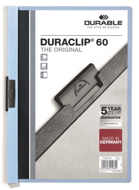 Skoroszyt DURACLIP 60 2209/06 niebieski DURABLE Skoroszyt DURACLIP 60 2209/06 niebieski DURABLE