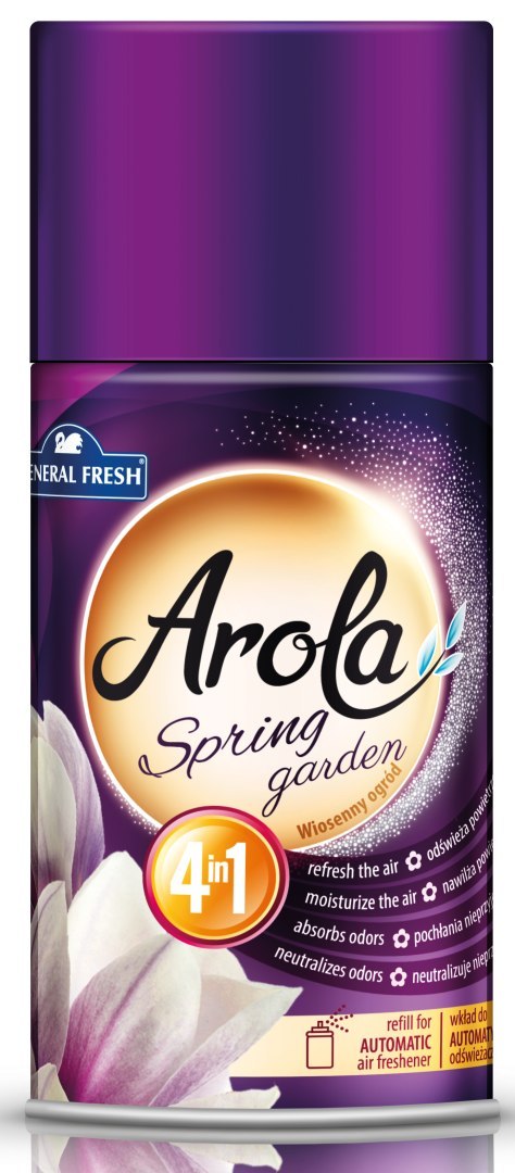 Wkład do odświeżacza AROLA 250ml wiosenny ogród GENERAL FRESH Wkład do odświeżacza AROLA 250ml wiosenny ogród GENERAL FRESH