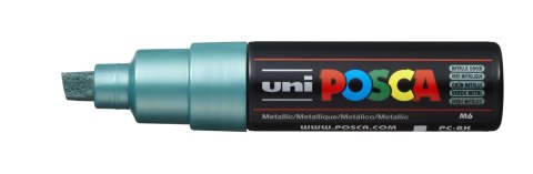 Marker z tuszem pigmentowym PC-8K metalic zielony POSCA UNPC8K/6METZI Marker z tuszem pigmentowym PC-8K metalic zielony POSCA UNPC8K/6METZI