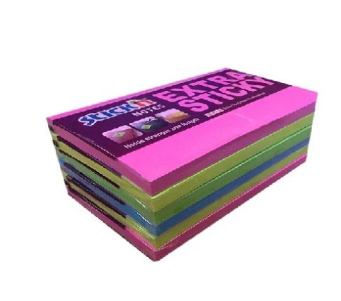 Notes samoprzylepny EXTRA STICKY 76x127mm 4 kol.neon/90 kart. 6szt. STICK`N 21687 Notes samoprzylepny EXTRA STICKY 76x127mm 4 kol.neon/90 kart. 6szt. STICK`N 21687