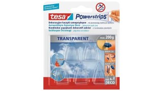 Plastry samoprzylepne 8szt.+Haczyki 5szt.TESA POWERSTRIPS Deco 58900-00017-0