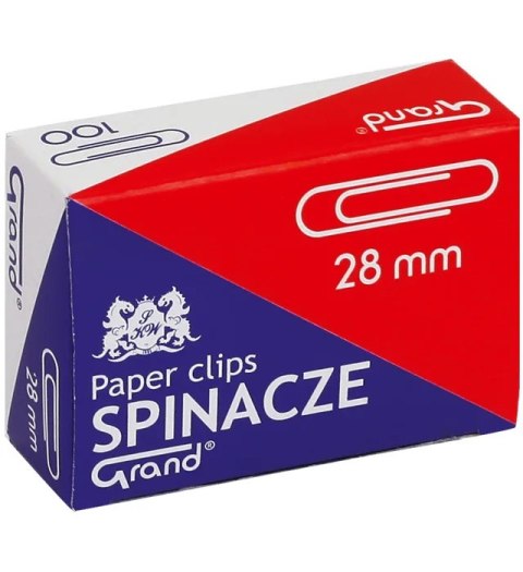 Spinacz R-28 mm GRAND 1op x 100sztuk 110-1381 Spinacz R-28 mm GRAND 1op x 100sztuk 110-1381