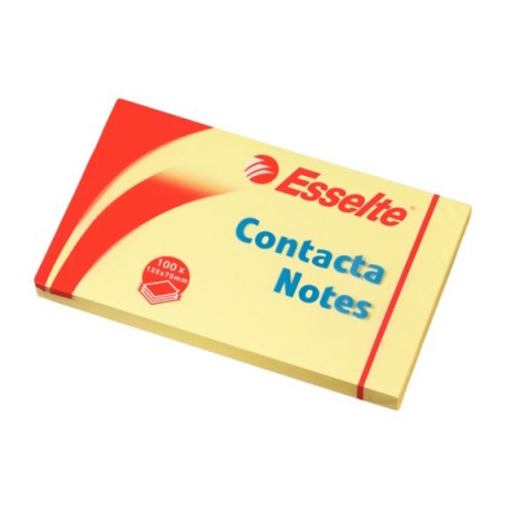 Bloczki samoprzylepne ESSELTE 75x125mm żółte 100k 83001 Bloczki samoprzylepne ESSELTE 75x125mm żółte 100k 83001