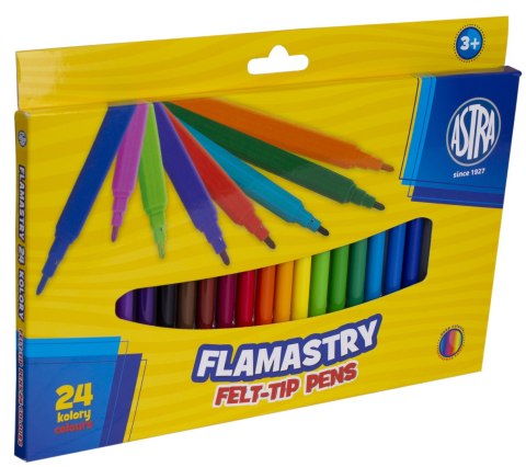 Flamastry Astra CX - 24 kolory, 314107003 Flamastry Astra CX - 24 kolory, 314107003