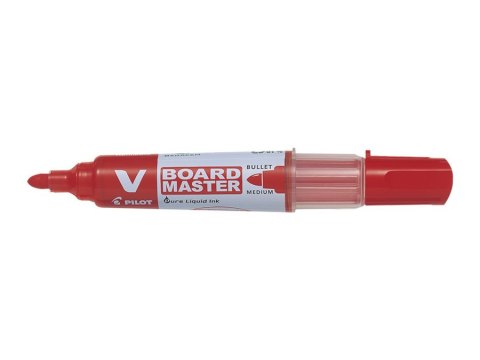 Marker suchościeralny V BOARD MASTER czerwony PIWBMA-VBM-M-R-BG PILOT Marker suchościeralny V BOARD MASTER czerwony PIWBMA-VBM-M-R-BG PILOT