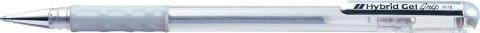 Długopis żelowy 0,8mm srebrny K118-Z PENTEL - HYBRID GEL GRIP Długopis żelowy 0,8mm srebrny K118-Z PENTEL - HYBRID GEL GRIP