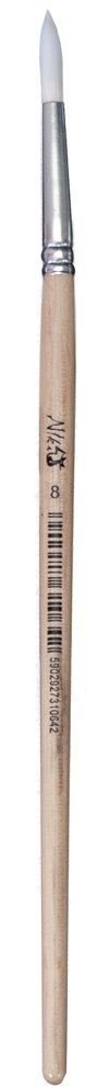 Pędzle nylonowe okrągłe nr8(6) 7008 KOH I NOOR Pędzle nylonowe okrągłe nr8(6) 7008 KOH I NOOR