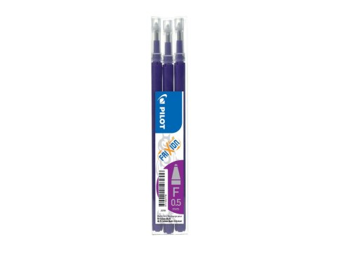 Wkład FRIXION BALL/CLICKER 0.5 fioletowy PIBLS-FR5-V-S3-E PILOT opakowanie 3szt. Wkład FRIXION BALL/CLICKER 0.5 fioletowy PIBLS-FR5-V-S3-E PILOT opakowanie 3szt.