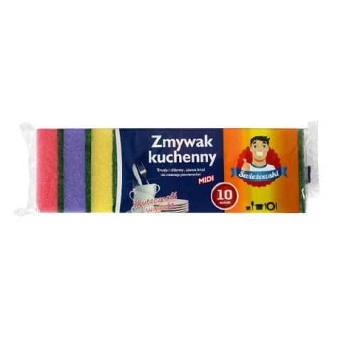 Zmywaki gąbka do zmywania (10 szt.) Świeżowski