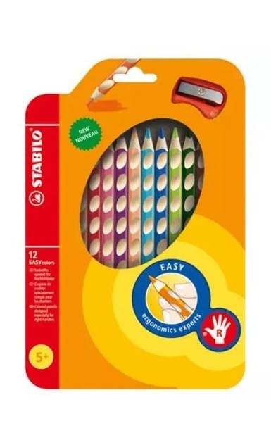 Kredki EASYCOLORS 12kol.332/12 STABILO dla praworęcznych Kredki EASYCOLORS 12kol.332/12 STABILO dla praworęcznych