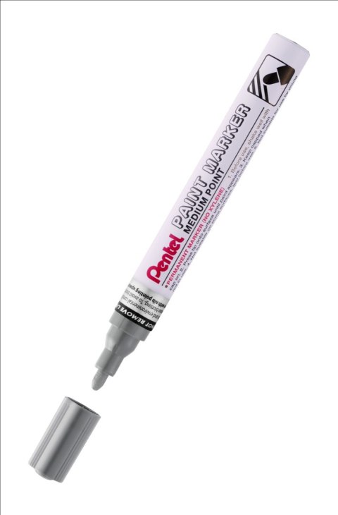 Marker olejowy Pentel średnia okrągła końcówka, MMP10-N szary Marker olejowy Pentel średnia okrągła końcówka, MMP10-N szary