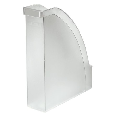 Pojemnik na czasopisma LEITZ PLUS przezroczysty mleczny 70mm 24760003 Pojemnik na czasopisma LEITZ PLUS przezroczysty mleczny 70mm 24760003
