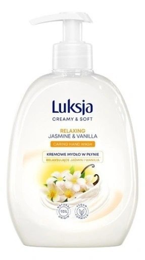 LUKSJA Mydło w płynie z dozownikiem 500 ml Jaśmin & Vanilia 8919