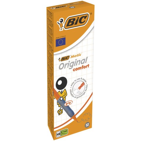 Ołówek z gumką BIC Matic Original Comfort 0,7mm HB , 8902841 Ołówek z gumką BIC Matic Original Comfort 0,7mm HB , 8902841