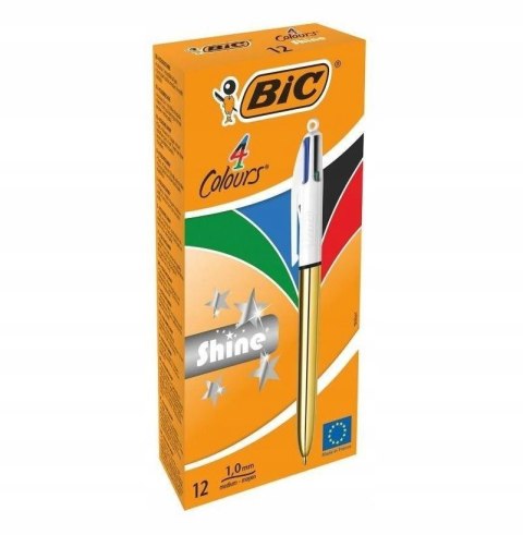 Długopis BIC 4 Colours Shine Mix mix AST, 964775 Długopis BIC 4 Colours Shine Mix mix AST, 964775