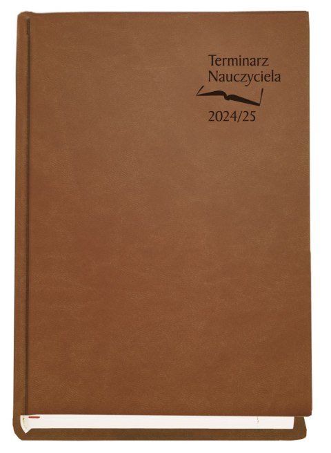 Terminarz NAUCZYCIELA 2024/2025 brązowy 125 mm x 185 mm T-155V-S2 Michalczyk i Prokop kalendarz Terminarz NAUCZYCIELA 2024/2025 brązowy 125 mm x 185 mm T-155V-S2 Michalczyk i Prokop kalendarz