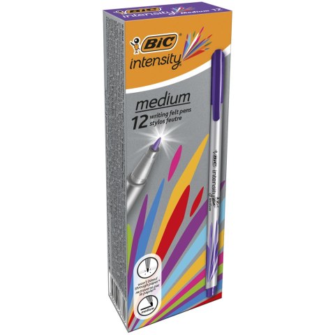 Cienkopis BIC Intensity Medium fioletowy, 964782 Cienkopis BIC Intensity Medium fioletowy, 964782
