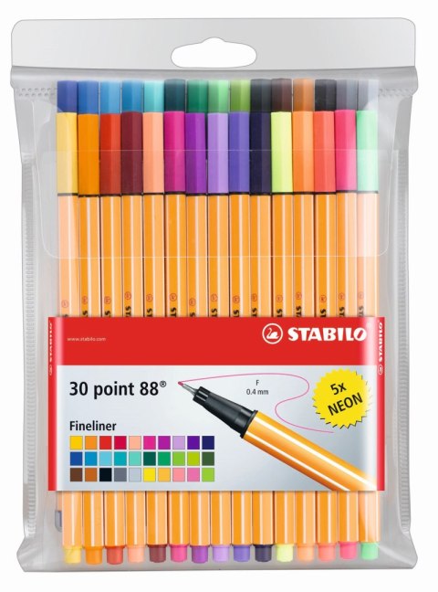 Cienkopis STABILO point 88 komplet 30szt 8830-1 Cienkopis STABILO point 88 komplet 30szt 8830-1