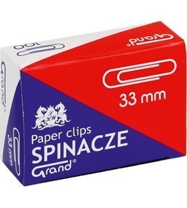 Spinacz R-33 mm GRAND 1op x 100sztuk 110-1382