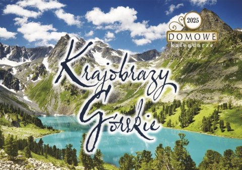 Terminarz Domowy 200x218mm 2025 -Krajobrazy Górskie Michalczyk i Prokop TW-10-4 Terminarz Domowy 200x218mm 2025 -Krajobrazy Górskie Michalczyk i Prokop TW-10-4