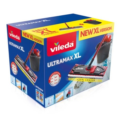 VILEDA Zestaw ULTRAMAX XL BOX - mop płaski + wiadro (15661)