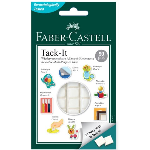 Masa mocująca TACK-IT 50g biała FABER-CASTELL 589150 FC Masa mocująca TACK-IT 50g biała FABER-CASTELL 589150 FC
