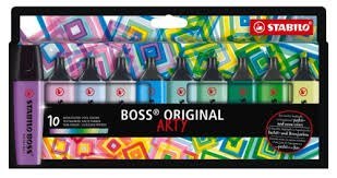 Zakreślacz BOSS ARTY 10 szt wallet 70/10-2-20 STABILO Zakreślacz BOSS ARTY 10 szt wallet 70/10-2-20 STABILO