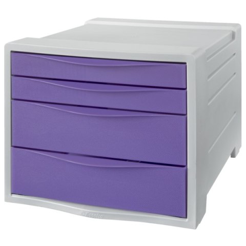 Pojemnik z szufladami Esselte ColourBreeze, lawendowy 628458 Pojemnik z szufladami Esselte ColourBreeze, lawendowy 628458