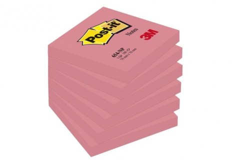 Bloczek samoprzylepny POST-IT (654-PNK), 76x76mm, (6szt) 1x100 kartek, jaskrawy różowy Bloczek samoprzylepny POST-IT (654-PNK), 76x76mm, (6szt) 1x100 kartek, jaskrawy różowy