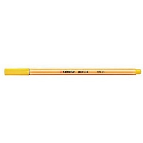 Cienkopis STABILO point 88 0.4mm żółty 88/44 Cienkopis STABILO point 88 0.4mm żółty 88/44