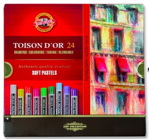 Kredki pastele suche 18kol KOH I NOOR *8513 Kredki pastele suche 18kol KOH I NOOR *8513