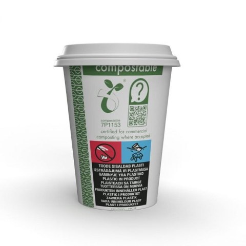 Kubki papierowe Green Leaf 350 ml op 50 szt. LV-12-GR Kubki papierowe Green Leaf 350 ml op 50 szt. LV-12-GR