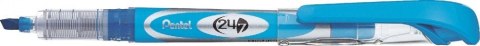 Zakreślacz z płynnym tuszem błękitny SL12-S PENTEL Zakreślacz z płynnym tuszem błękitny SL12-S PENTEL