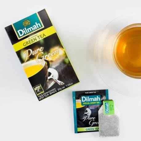 Herbata DILMAH PURE GREEN TEA (20 kopert) 1,5g zielona Herbata DILMAH PURE GREEN TEA (20 kopert) 1,5g zielona