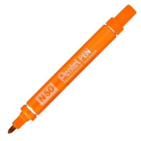 Marker permanentny N50 pomarańczowy okrągła końcówka PENTEL Marker permanentny N50 pomarańczowy okrągła końcówka PENTEL