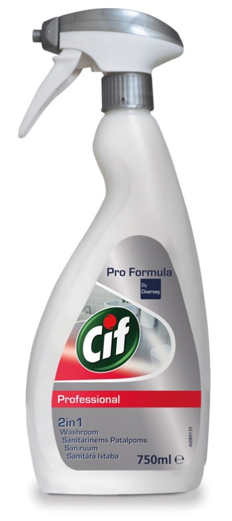 CIF Płyn do mycia łazienek 750 ml Washroom 2in1 7518677 CIF Płyn do mycia łazienek 750 ml Washroom 2in1 7518677