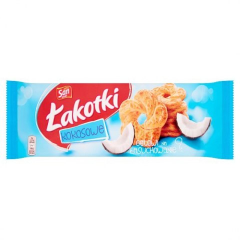 Ciastka SAN ŁAKOTKI KOKOSOWE 168g