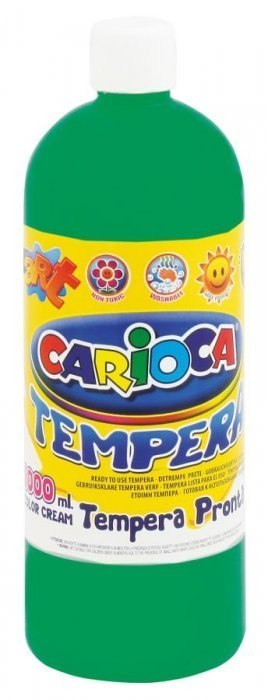 Farba tempera 1000 ml, zielony CARIOCA 170-1450/170-2645