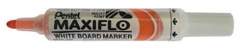 Marker suchościeralny MWL5SF pomarańczowy MAXIFLO PENTEL (z tłoczkiem) Marker suchościeralny MWL5SF pomarańczowy MAXIFLO PENTEL (z tłoczkiem)