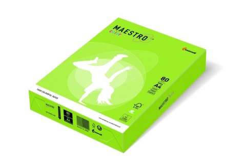 Papier xero A4 MAESTRO COLOR 80g LG46 zieleń limonki Papier xero A4 MAESTRO COLOR 80g LG46 zieleń limonki