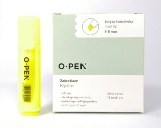 Zakreślacz żółty DH106 OPEN