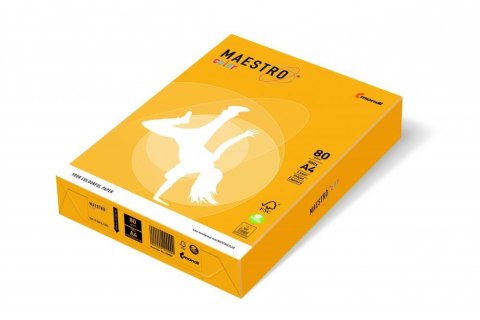 Papier xero MAESTRO COLOR A4 80g SY40 żółty słoneczny Papier xero MAESTRO COLOR A4 80g SY40 żółty słoneczny