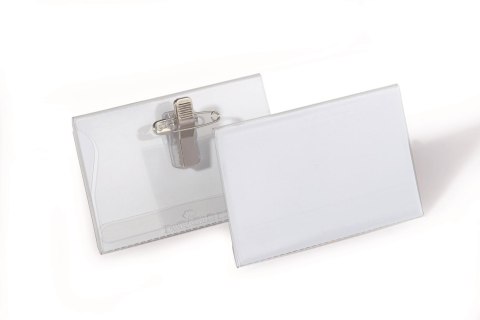 Identyfikator 54x90mm kombi klip (50) 810119 DURABL Identyfikator 54x90mm kombi klip (50) 810119 DURABL