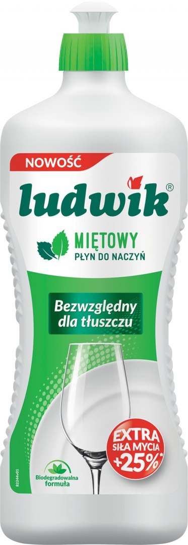 LUDWIK Płyn do mycia naczyń 900g miętowy 028133 LUDWIK Płyn do mycia naczyń 900g miętowy 028133