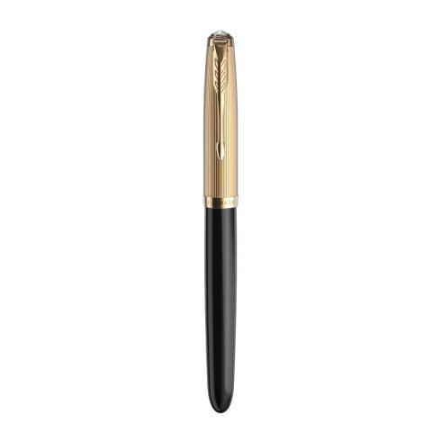 Pióro wieczne (F) - 18K PARKER 51 DELUXE BLACK GT 2123511, giftbox