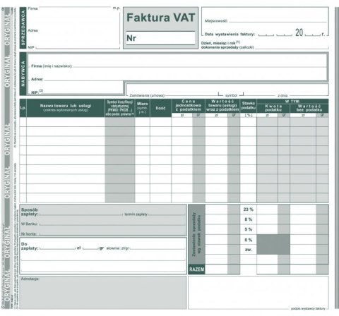 142-2N/E Faktura VAT 2/3 A4(br) brutto)MICHALCZYK I PROKOP 142-2N/E Faktura VAT 2/3 A4(br) brutto)MICHALCZYK I PROKOP