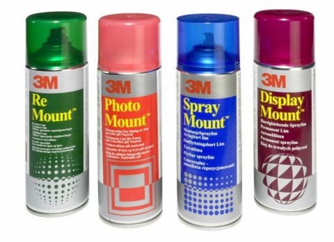 Klej_w sprayu 3M Spraymount (UK7874/11), uniwersalny, 400ml Klej_w sprayu 3M Spraymount (UK7874/11), uniwersalny, 400ml