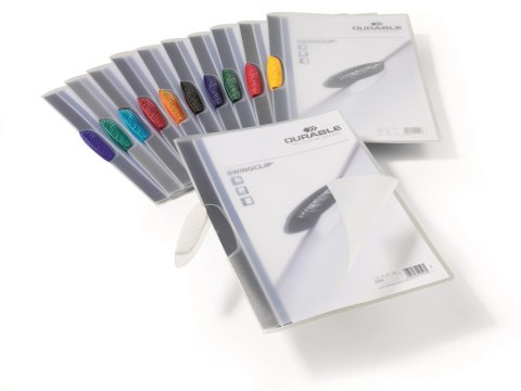 SWINGCLIP, skoroszyt zaciskowy A4, 1-30 karte k Mix kolorów 226000 DURABLE