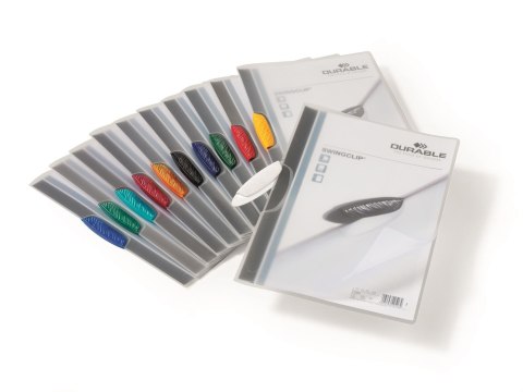 SWINGCLIP, skoroszyt zaciskowy A4, 1-30 karte k Mix kolorów 226000 DURABLE